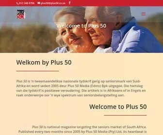 Plus50.co.za(Plus 50) Screenshot