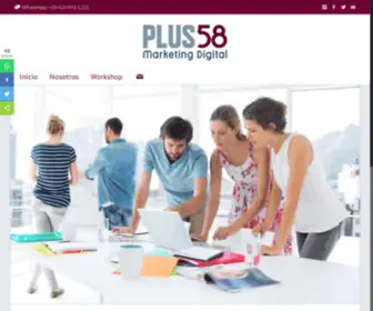 Plus58MD.com(Plus 58 Marketing Digital) Screenshot