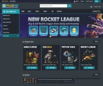 Plusah.com(Best Store For Rocket League Items) Screenshot