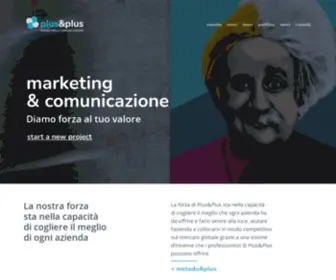 Plusandplus.it(Marketing & Comunicazione) Screenshot