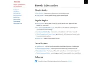 Plusbitcoin.net(Bitcoin Information) Screenshot