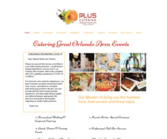 Pluscateringorlando.com(Plus Catering Orlando) Screenshot