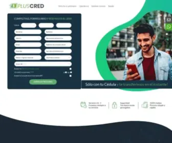 Pluscred.com.pa(Préstamos rápidos y seguros a tu alcance) Screenshot