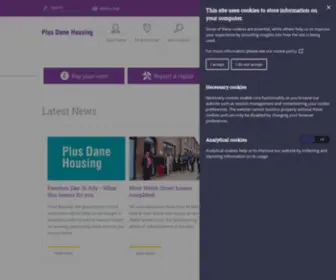 Plusdane.co.uk(Plus Dane Housing) Screenshot