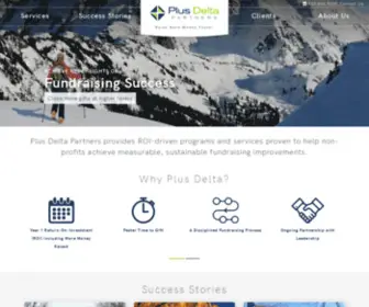 Plusdeltapartners.com(Plus Delta Partners) Screenshot