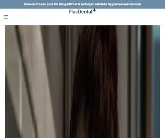 Plusdental.ch(PlusDental®) Screenshot