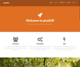 Plusdiff.com(Mobile, web, cloud, B2B) Screenshot