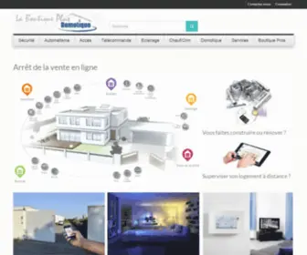 Plusdomotique.fr(Alarme, domotique Somfy, Protexial, RTS) Screenshot