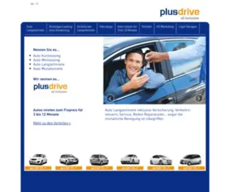 Plusdrive.ch(Auto langzeitmiete) Screenshot