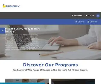 Plusduck.com(PLUS Duck) Screenshot