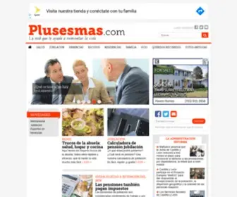 Plusesmas.com(Portal para mayores de 50 años) Screenshot