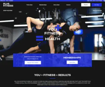 Plusfitness.com.au(Plus Fitness 24/7 Gym) Screenshot