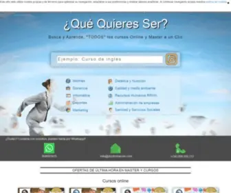 Plusformacion.com(Plusformación) Screenshot