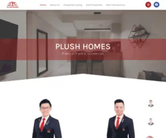 Plush-Home.com(Plush Homes Singapore) Screenshot