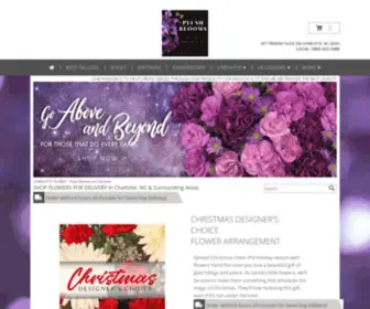 Plushblooms.com(Charlotte Florist) Screenshot