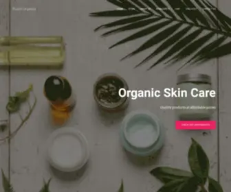 Plushhorganics.com(Organic Skincare Products) Screenshot