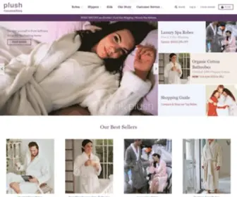 Plushnecessities.com(Soft Plush Robes for Men and Women) Screenshot