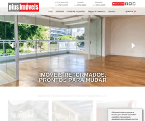 Plusimoveis.com.br(Imobiliária Plus Imóveis) Screenshot