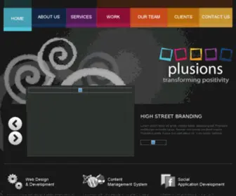 Plusions.com(Transforming Positivity) Screenshot