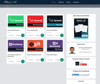 Plusis.net(Sitio web de programación y desarrollo web) Screenshot