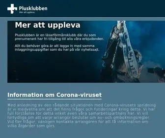 Plusklubben.se(Läsarerbjudanden) Screenshot