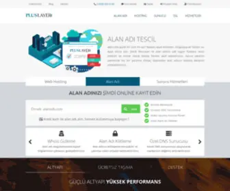 Pluslayer.com(Türkiye’nin Lider Domain ve Hosting Firması) Screenshot