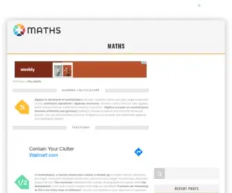 Plusmaths.com(Best math exercises and calculators to learn maths easily) Screenshot