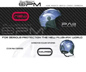 Plusmax.de(Plusmax, eyewear, helmets, clothing) Screenshot