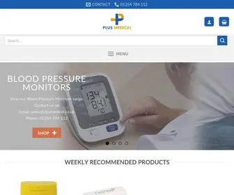 Plusmedical.co.uk(Medical Supplies Online) Screenshot