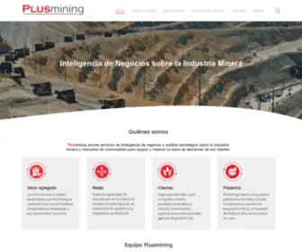 Plusmining.com(Business Intelligence) Screenshot