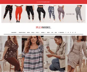 Plusmodelmag.com(PLUS Model Magazine) Screenshot