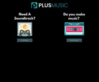 Plusmusic.ai(Soundtracking digital experiences) Screenshot