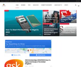 Plusnews.com.ng(Plus New) Screenshot