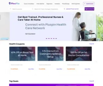 Pluspin.com(Book Diagnostic Tests) Screenshot