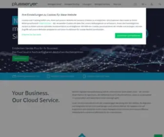 Plusserver.com(Ihr Managed Cloud Service Provider) Screenshot