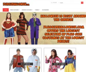 Plussizehalloween.com(Plus Size Halloween) Screenshot