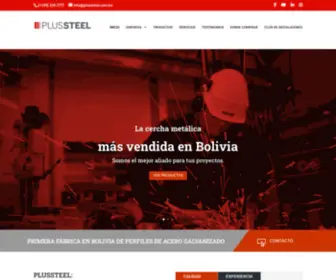 Plussteel.com.bo(PLUSSTEEL) Screenshot