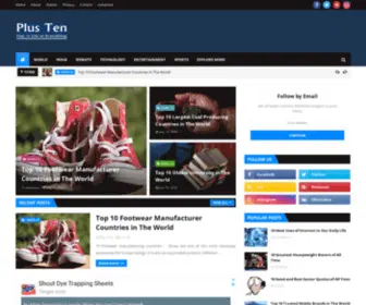 Plustenz.com(Plus Ten) Screenshot