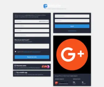 Plustodon.net(Google"plus to" mas"todon") Screenshot