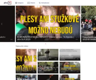 Plustv.sk(Plustv) Screenshot