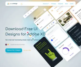 Plusuidesign.com(Plus UI Design) Screenshot