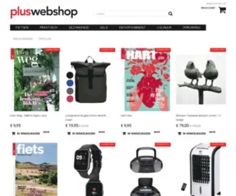 Pluswebshop.nl(Plus Magazine) Screenshot