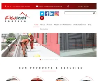 Plusworldroofing.com.ng(Waterproofing) Screenshot