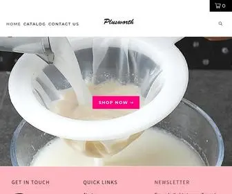 Plusworth.com(Hugedomains) Screenshot