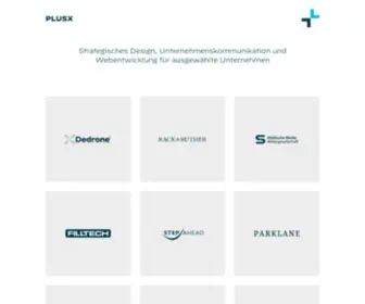 Plusx.de(Webdesign, Online-Shops und Online-Marketing) Screenshot