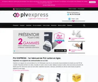 PLV-Express.fr(PLV Express) Screenshot