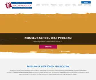 PLVSchoolsfoundation.org(Papillion La Vista Schools Foundation) Screenshot