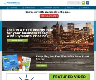 PLymouthenergy.com(Plymouth Rock Energy) Screenshot