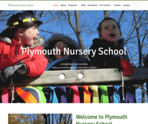 PLymouthnurseryschool.com(A preschool in the heart of Belmont) Screenshot