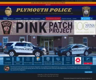 PLymouthpolice.com(We are a full) Screenshot